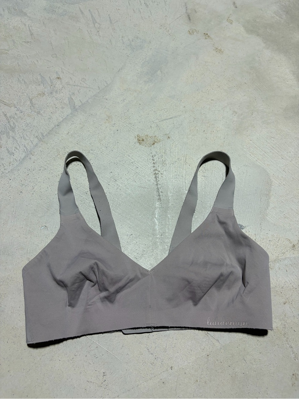Lululemon athletica Seamless Light Gray Wireless Bralette 34A
